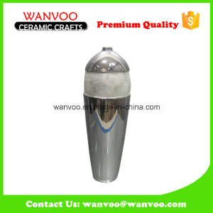 Silver Modern Ceramic Vase for Garden Decoration