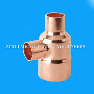 Copper Pipe Redcuing Tee for Water